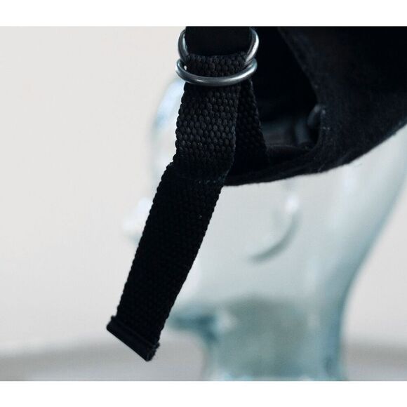 Nike True Air Snapback Strapback‎ Hat Cap in Leather Wool Black - Picture 4 of 11